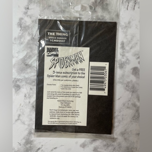 Vintage 1996 Marvel Comics Fantastic Four “The Thing” Die-Cut Magnet – Sealed - Picture 5 of 6